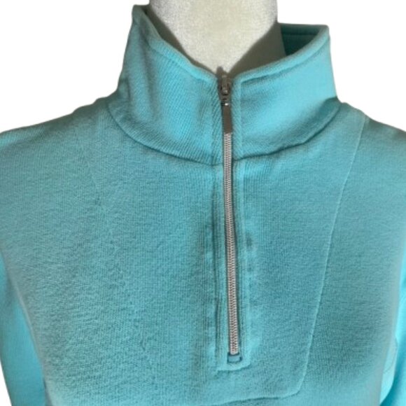 Lady Hathaway Women's 1/4 Zip Blue Pullover Size Large - Picture 2 of 7